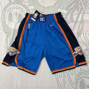 Nike Oklahoma City Thunder Icon Edition Swingman Shorts Blue